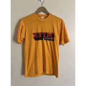 Vintage 80s KFIM 92.3 FM El Paso Texas Radio Station Single Stitch T Shirt M